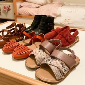 BUNDLE: Toddler size 7+8 • Zara, Old Navy, etc• Sandals, Boots + Loafers